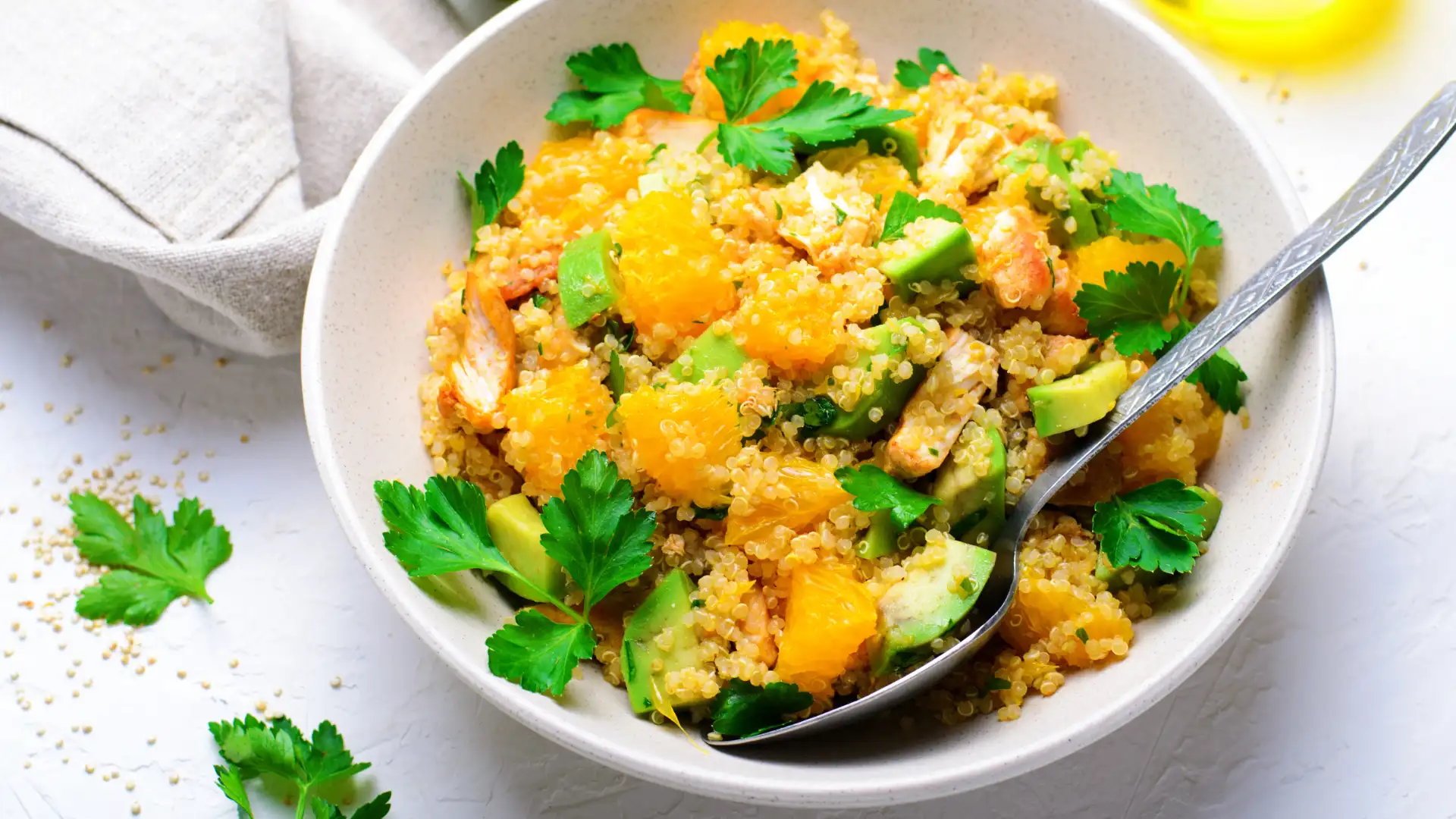 quinoa avocado ceci